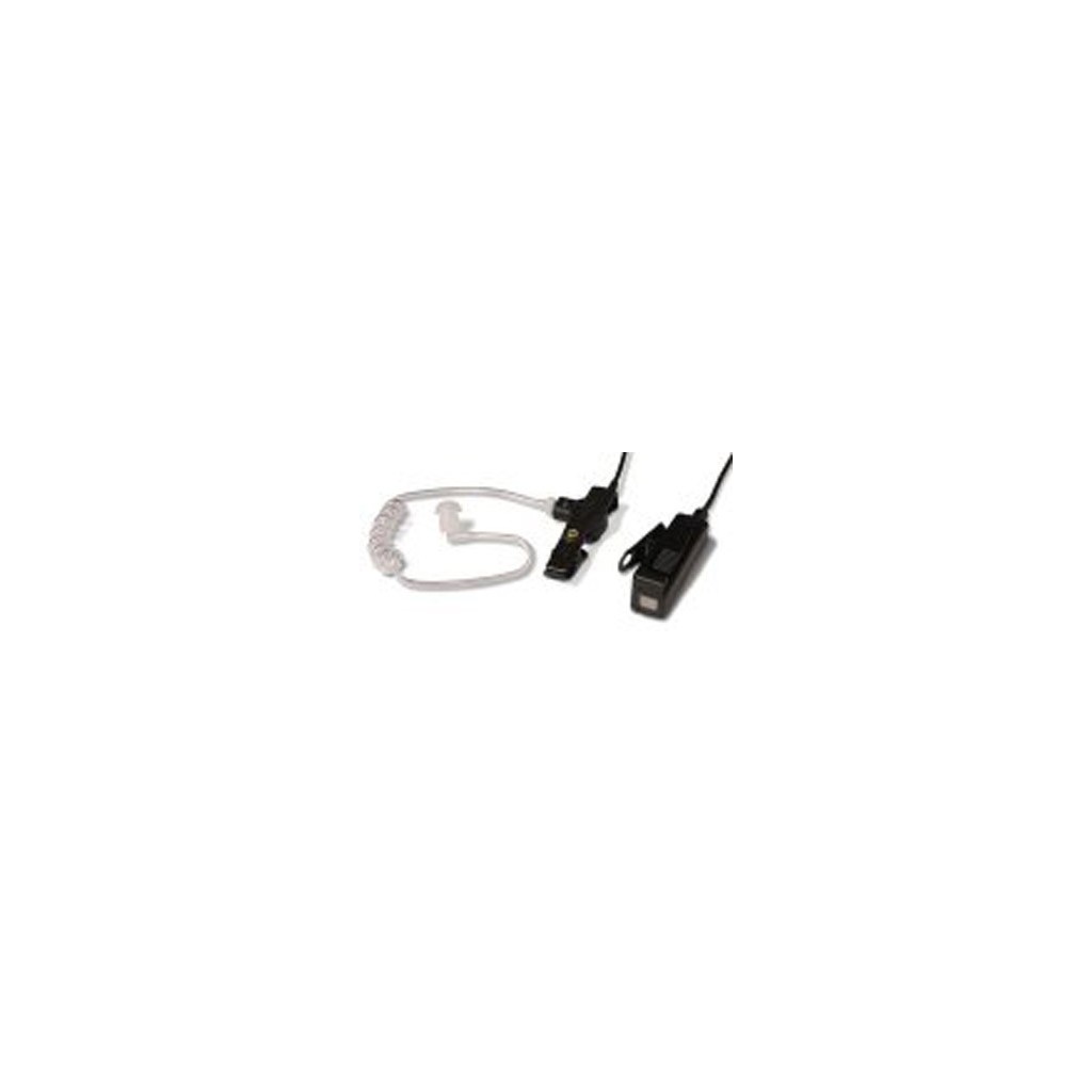 Micro-oreillette noire + tube accoustique GP - Micro-oreillette noire avec tube accoustique 1/4 de tour pour GP Waris - 