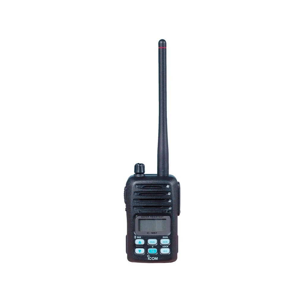 IC-M87 - Portatif analogique VHF ultra-compact, 97 canaux, conçu pour la marine. - IC-M87