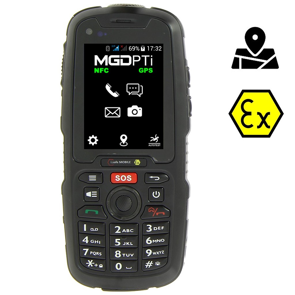 Téléphone PTI MGEX310.2-PTI ATEX (Zone 2/22) - Le MGEX310.2-PTI est un téléphone mobile ATEX résolument innovant qui combine des outils professionnels de communication à des fonctionnalités expertes ... - Téléphone PTI MGEX310.2-PTI ATEX (Zone 2/22)