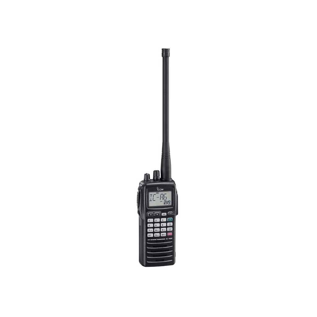 IC-A6E - Considérée comme la référence des communications sol / air, cette radio combine à la fois fiabilité, simplicité d’utilisation et fonctionnalités avancée... - IC-A6E